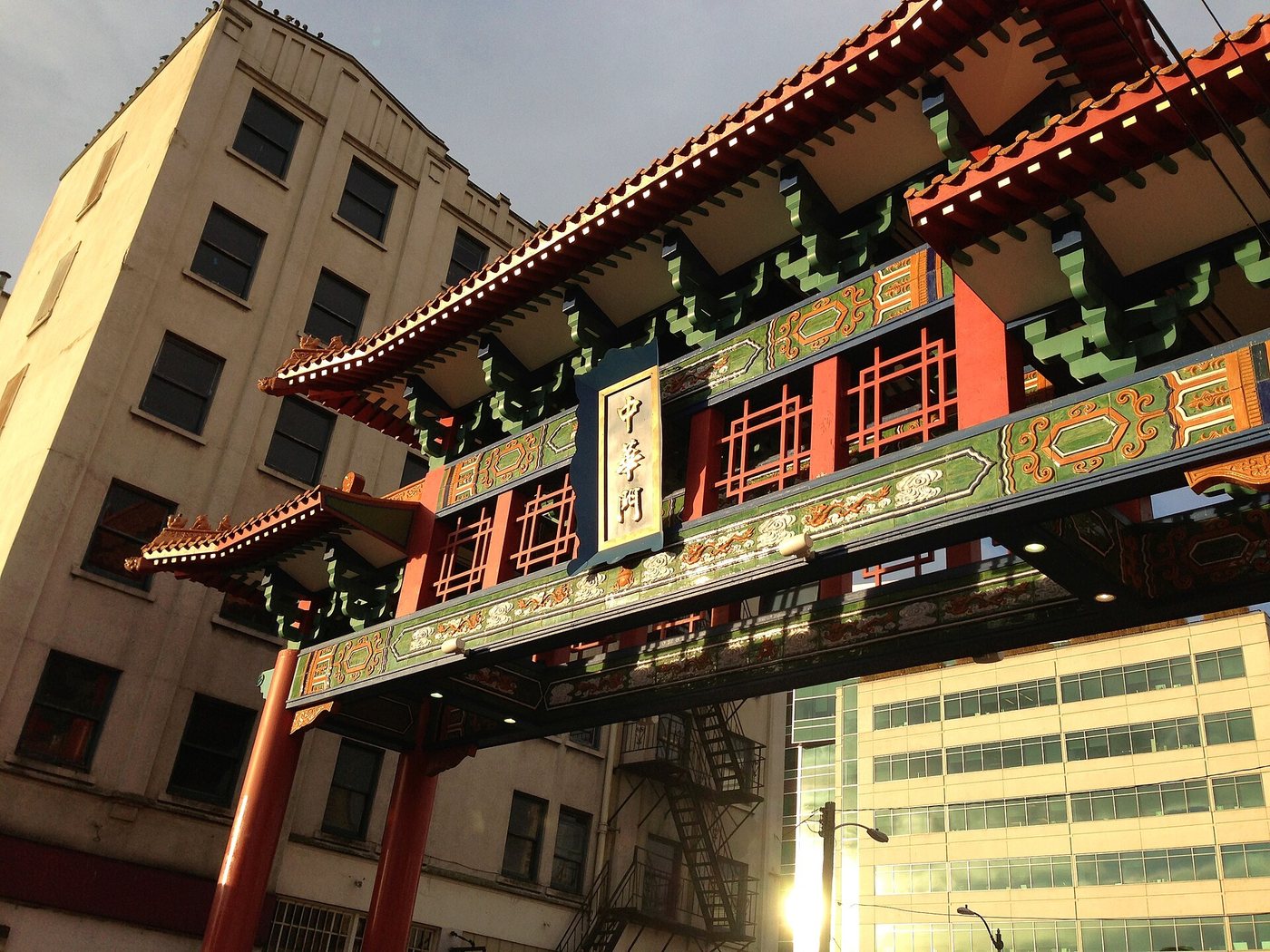 The Chinatown gateway in Seattle's Chinatown–International District.