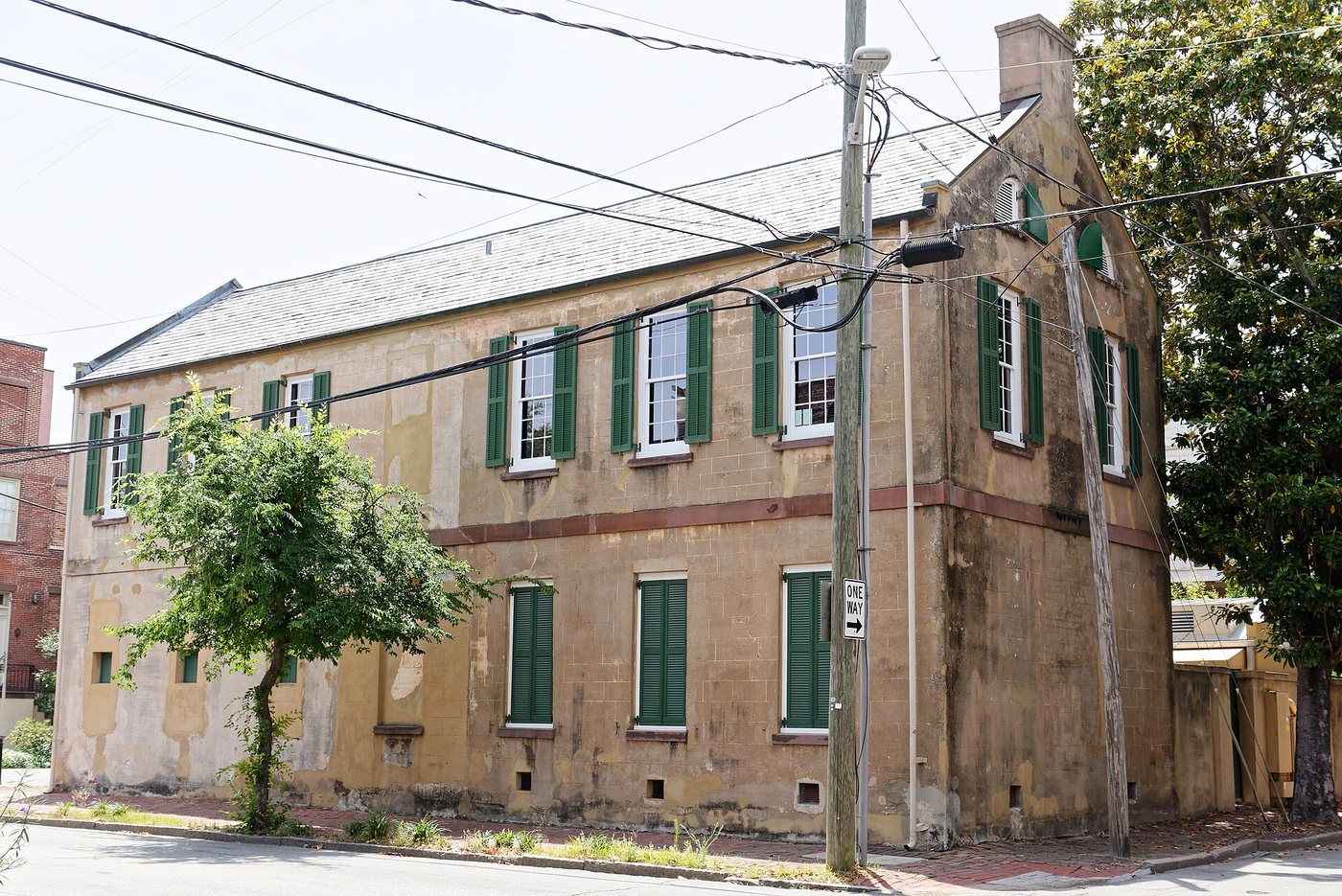 The former slave quarters at the Owens–Thomas House site in Savannah.